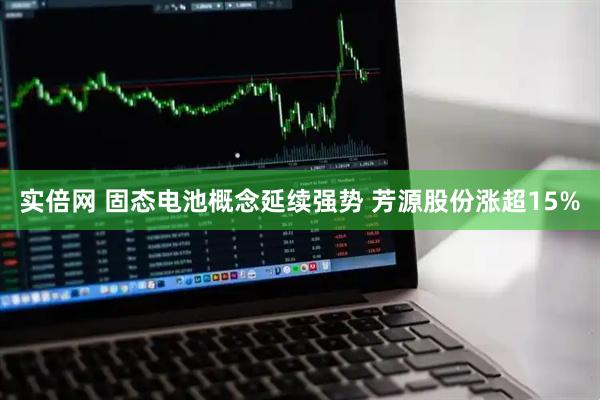 实倍网 固态电池概念延续强势 芳源股份涨超15%